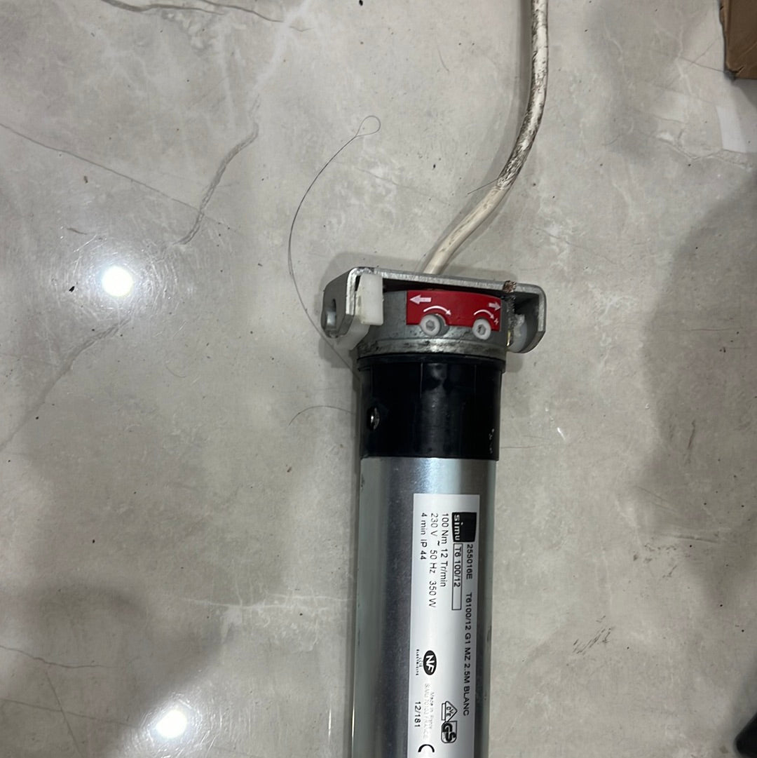 Simu 100nm t6 100/12 roller shutter motor used working – LOCKMATIC