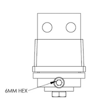 Load image into Gallery viewer, 300kgs Bearing Swing Gate Hinge 50 x 50 SHS Steel Tube frame Knock In punch hinge
