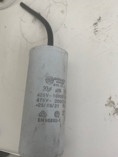 ducati capacitor 30uf for garage gate motor (used) - LOCKMATIC