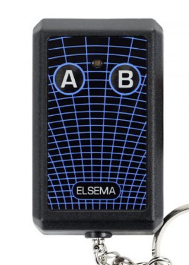Elsema KEY-302 Keyring Transmitter 27Mhz Garage Door Remote Control 10 Dipswitch - LOCKMATIC