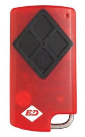 B&D Tri-Tran® Red Remote Control diamond bnd - LOCKMATIC