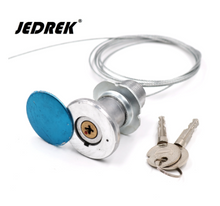 Load image into Gallery viewer, Garage door emergency lock core pulling lock steel cable pulling lock for sectional door part - LOCKMATIC
