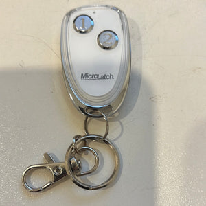 microlatch remote 2 buttons white
