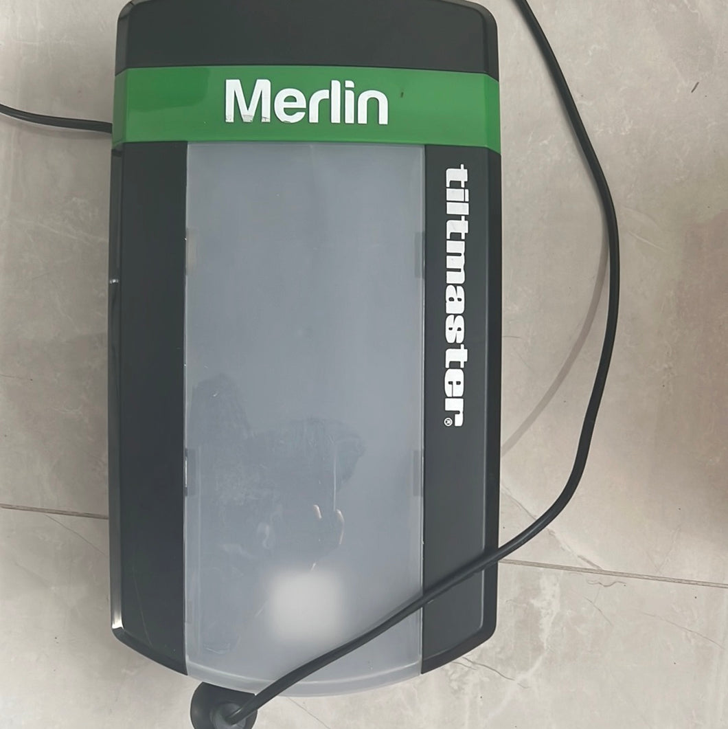 Merlin tiltmaster mt100evo garage door opener used