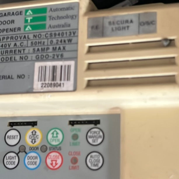 ATA gdo2v6 garage door opener used
