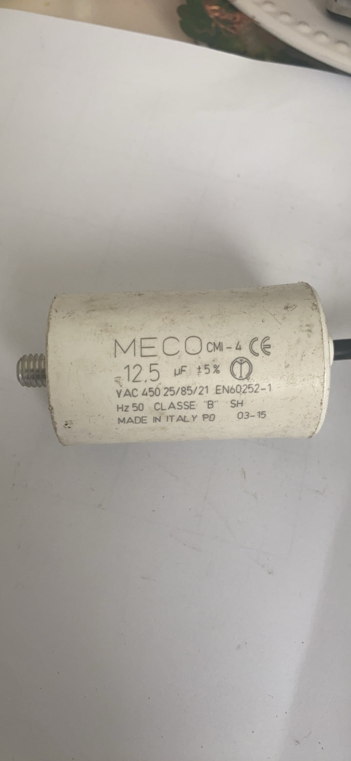 meco 12.5uf capacitor for garage gate (used) - LOCKMATIC